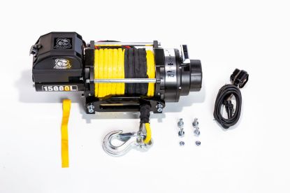 BULLDOG WINC 15000LB ROPE DIA. X L: 11.5X92FT - 10064