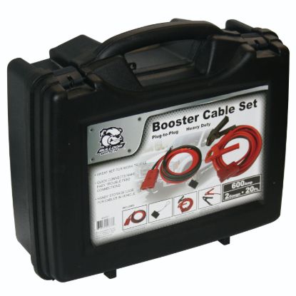 BULLDOG WINC BOOSTER CABLE SET 20FT 2GA W/QUICK - 20197