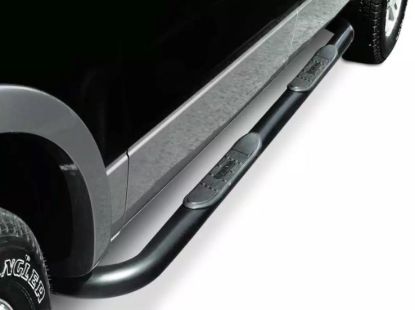 BIG COUNTRY 3' ROUND SIDE BARS MILD STEEL BLACK - 370231