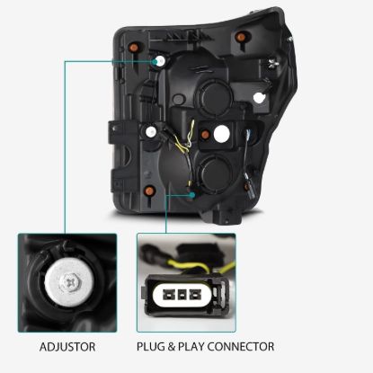 ALPHAREX USA FORD SUPERDUTY 11-16 LED PROJECTOR - 880143