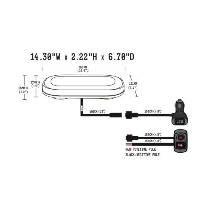 ARC LIGHTING WORK BAR STROBE - BB6011C