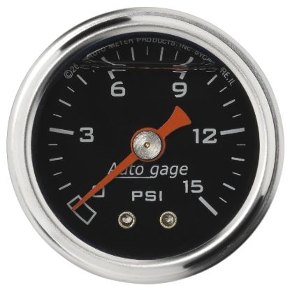 AUTO METER AUTOGAGE PSI BLK DIAL1.5' - 2172