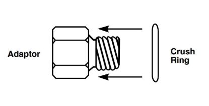 AUTO METER METRIC ADAPTER FITTING - 2277