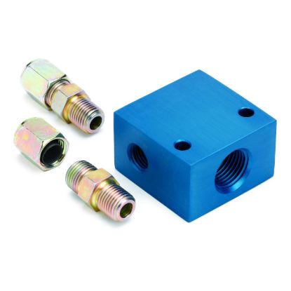 AUTO METER TRANS TEMP MANIFLD 3/8'OB - 2286