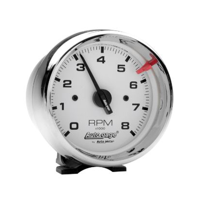 AUTO METER AUTOGAGE WHT.FACE TACH CH - 2304