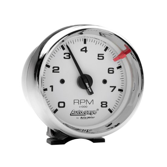 AUTO METER AUTOGAGE WHT.FACE TACH CH - 2304