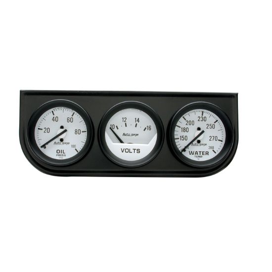 AUTO METER A.GAGE WHT.FACE OIL/VLT/W - 2327