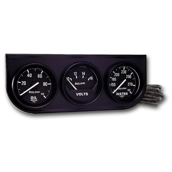 AUTO METER A.GAGE CONS.OIL/WAT/VOLTS - 2397