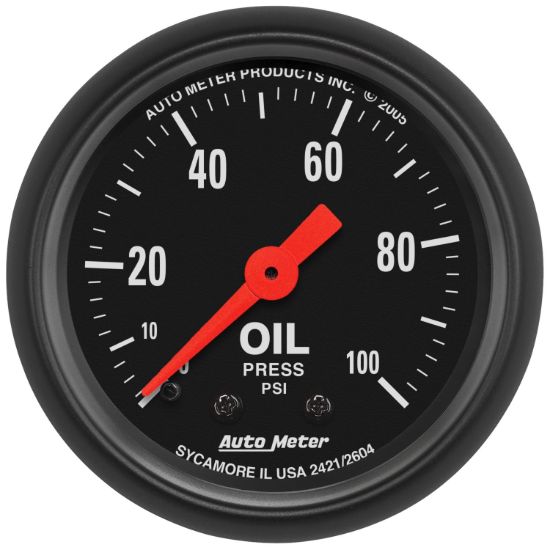 AUTO METER ZSERIES 2'OILGAUGE 100PSI - 2604