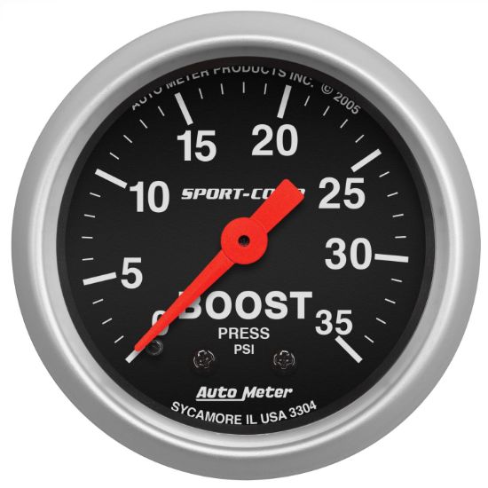 AUTO METER SPORTCOMP BOOST 2-1/16' - 3304