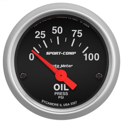 AUTO METER SPRTCMP OIL PRESSURE - 3327