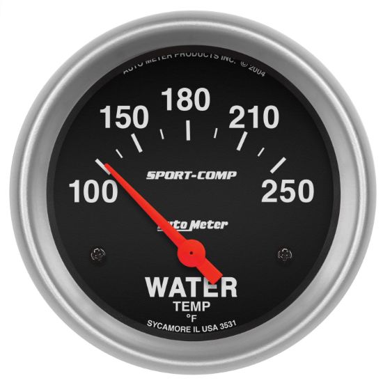 AUTO METER SPORTCMP WATER TEMP 2 5/8 - 3531
