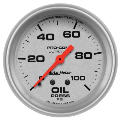 AUTO METER ULTRALT OIL PRESS 2 5/8' - 4421