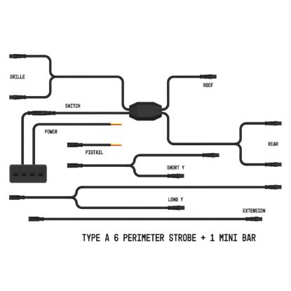 ARC LIGHTING STROBELINK WIRING HARNESS - BB8KA06