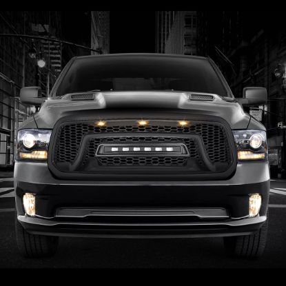 AMERICAN MOD ARMOR GRILLE W/OFF-ROAD LIGHTS - MDEBA00101