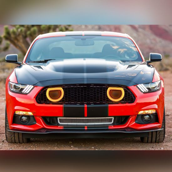 AMERICAN MOD MACH 1 STYLE GRILLE W/ DRL & TURN S - MFMCA00617