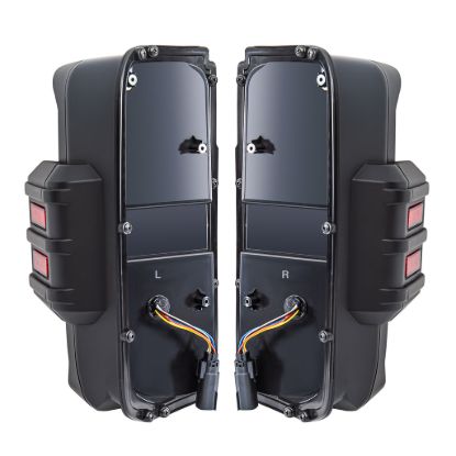AMERICAN MOD RAPTOR STYLE LED TAILLIGHTS W/ STAR - MFMEC00202