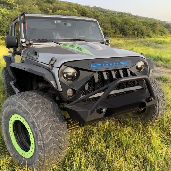 AMERICAN MOD GLADIATOR GRILLE WITH BLUE 5 STAR L - MJPAA00116