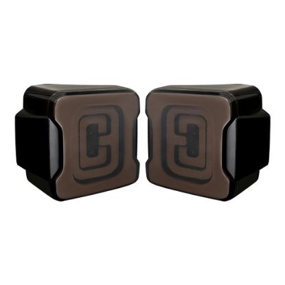 AMERICAN MOD TUNNEL TAIL LIGHTS - SMOKED LENS - MJPCA03303