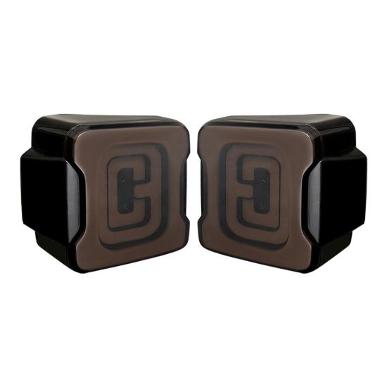 AMERICAN MOD TUNNEL TAIL LIGHTS - SMOKED LENS - MJPCA03303