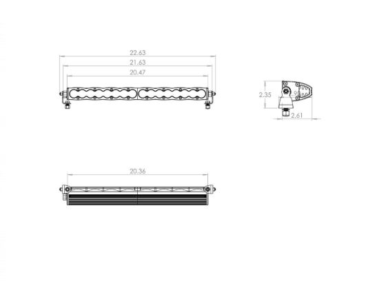 BAJA DESIGN 20' LED LIGHT BAR - 702003