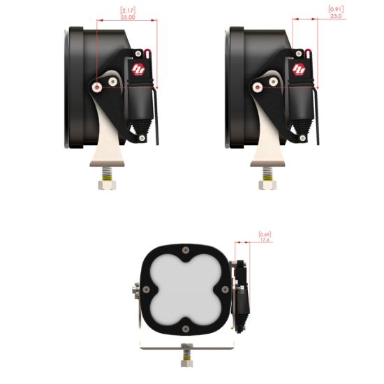 BAJA DESIGN LP SERIES / XL MOTO ACTUATOR KIT - 800001