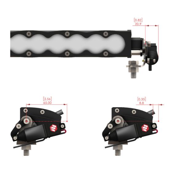 BAJA DESIGN S8 20-50' PAIR ACTUATOR KIT - 800014