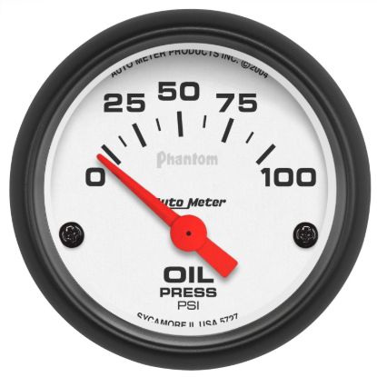 AUTO METER PHANTOM OIL PRESS 0-100PS - 5727