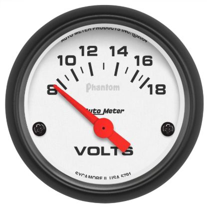 AUTO METER PHANTOM VOLTMETER 8-18V - 5791