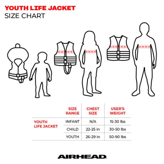 AIRHEAD AIRHEAD GENERAL PURPOSE LIFE VEST - 3000202ARD