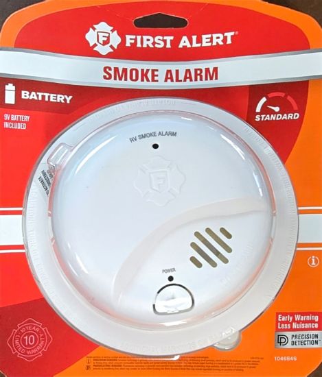 BRK ELECTRON BATTERY POWERED SMOKE ALARM WITH RE - 1046846
