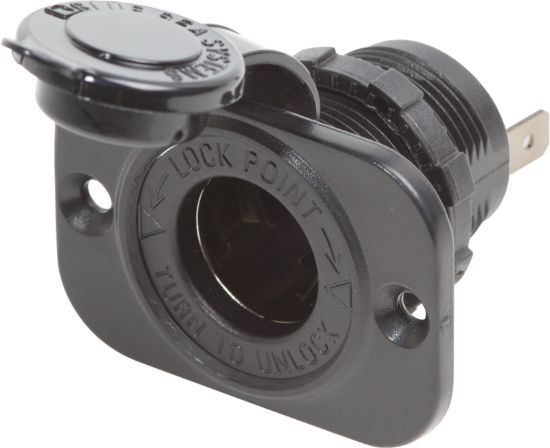BLUE SEA 12V DC DASH SOCKET - 1011BSS