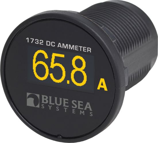 BLUE SEA METER MINI OLED DC AMPS - 1732BSS