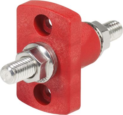 BLUE SEA TERMSM FEEDTHROUGH 3/8-16 STUD RED - 2204BSS