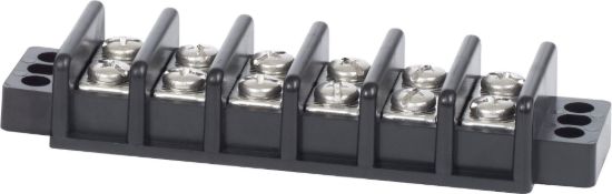 BLUE SEA TERMINAL BLOCK IND 6CIR 30A - 2506BSS