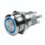 BEP PUSH BUT SW MOM RING ILLUM 12V BLU - 0511000401