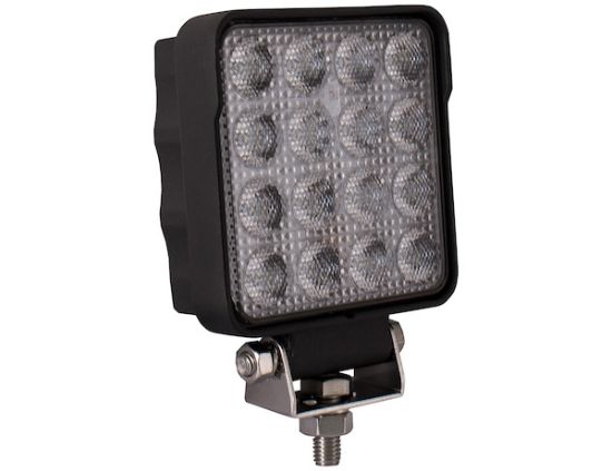 BUYERS PROD LIGHT FLOOD 12-48 VDC 16 LED CLEAR - 1492128