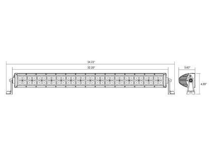 BUYERS PROD LIGHTBAR SPOT-FLOOD COMBO 2RS 12-24 - 1492163
