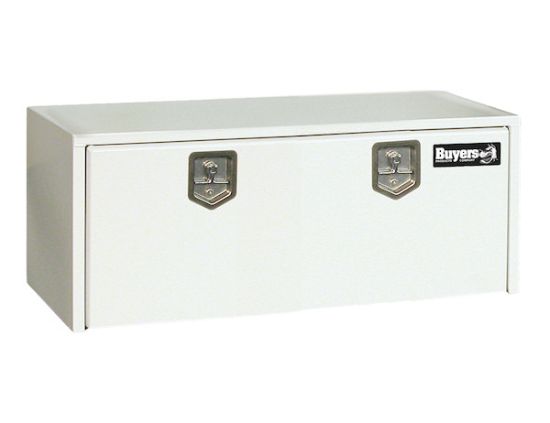 BUYERS PROD TOOLBOX 18X18X24 SST T-HDL WHITE PO - 1702400