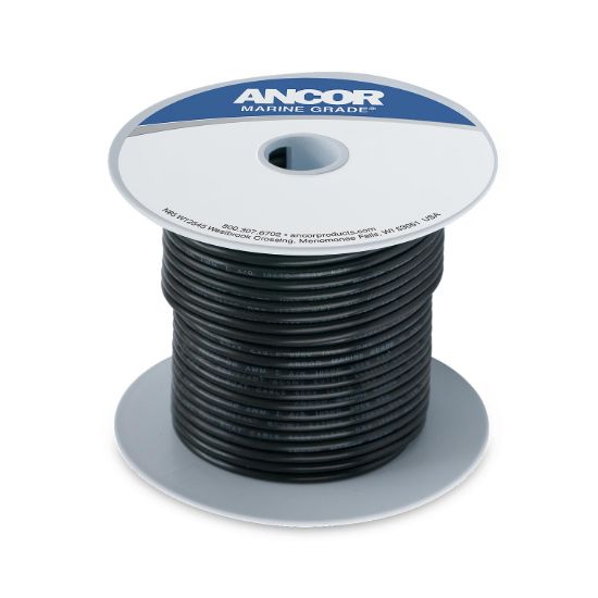 ANCOR WIRE 100' #12 BLACK TINNED COPPER - 106010