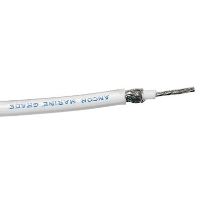 ANCOR COAXIAL CABLE  RG 8X  WHITE - 100FT - 151510