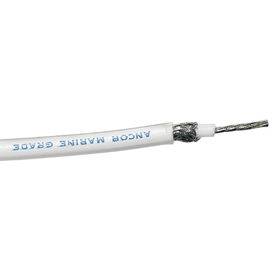 ANCOR COAXIAL CABLE  RG 8X  WHITE - 100FT - 151510