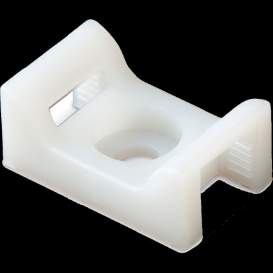 ANCOR CABLE TIE MOUNT  NATURAL  #8 SCREW - 199231