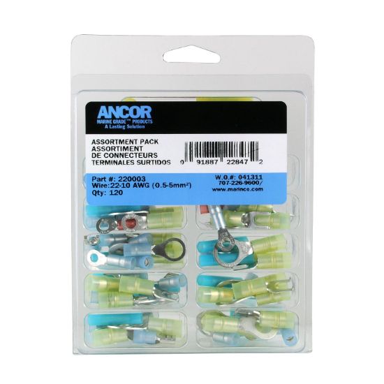 ANCOR KIT - NYLON CONNECTORS - 120PC - 220003