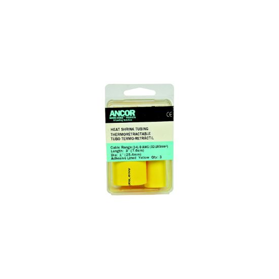 ANCOR HEAT SHRINK TUBING  3/4' X 48'  YEL - 306948