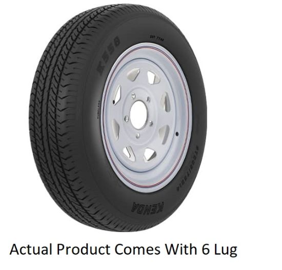 AMERICANA ST225/75R15 D/6H SPK WH STR KR - 33059