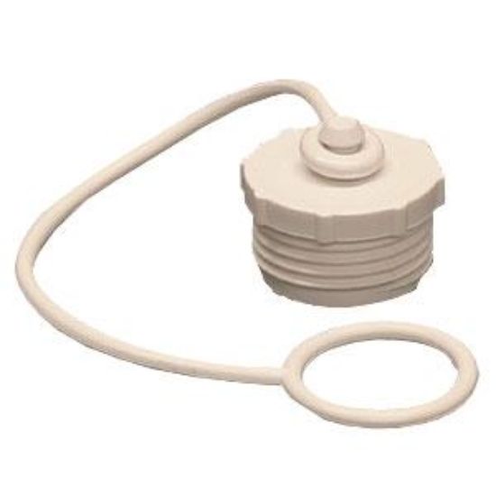 AQUA PRO PLUG & STRAP 3/4' WHT BULK - 27838