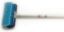 ADJ. A BRUSH 4 FT HANDLE WITH 8' MED BRUSH - PROD606