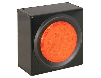 BUYERS PROD LIGHT STROBE 4IN ROUND  AMBER (24) - SL40AR