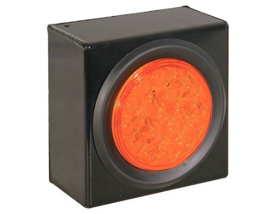 BUYERS PROD LIGHT STROBE 4IN ROUND  AMBER (24) - SL40AR